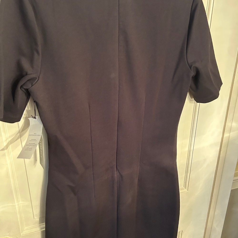 NWT WHBM Aura Collection Short-sleeve Dress, Black, Size 10 Petite - Picture 3 of 4